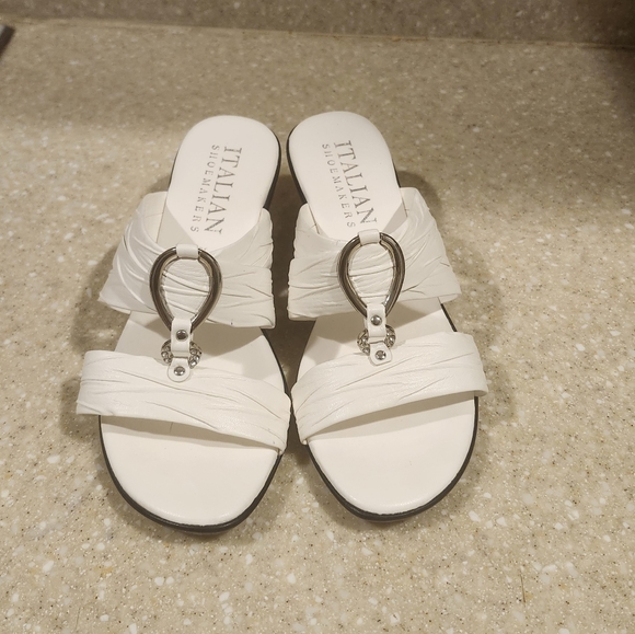 Italian Shoemakers Woman's Finer Wedge Sandle's Size 6M $18 - Picture 9 of 11